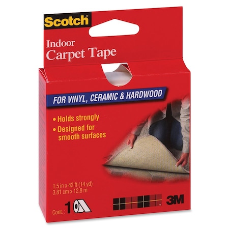 Scotch Double-sided Tape, 14 yd Lg, 1.50" Width, Vinyl CT2010